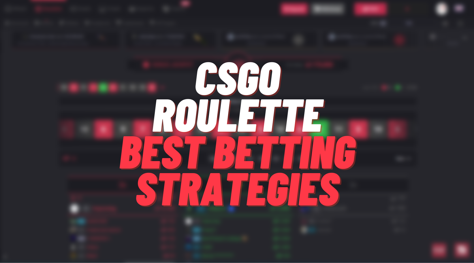 simple csgo roulette gambling sites